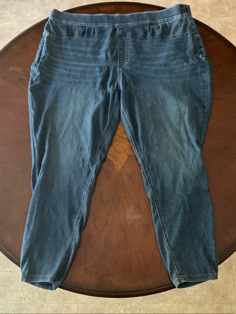 Terra & Sky - Women's Medium Blue Stretch Jeggings
